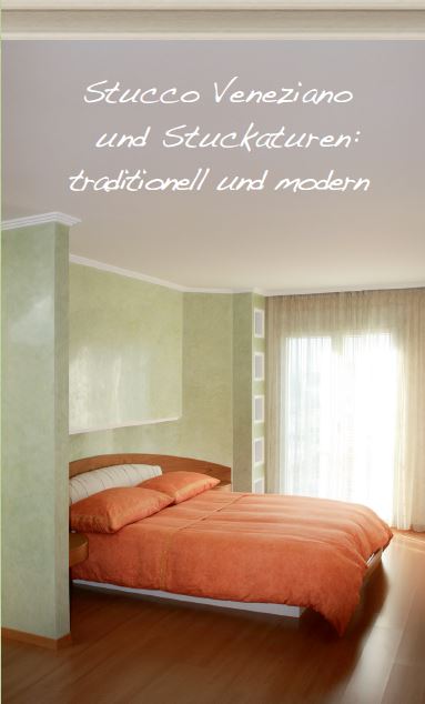 Ob klassisch oder modern, mit Stucco Veneziano
und Stuckaturen bringen Sie farbige und dekorative
Elemente in Ihre Räume. Ornamente, Gesimse, Profile
und Skulpturen sind schon seit Jahrhunderten beliebte
und stilvolle Gestaltungselemente an Decken und
Wänden. Mit kunsthandwerklichem Geschick und
fachmännischem Know-how verleihen wir jedem
Raum eine ganz besondere, individuelle Note.